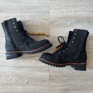 Harley Davidson Black Bentler 7.5” Motorcycle Boots D96268 Men’s Size 8.5